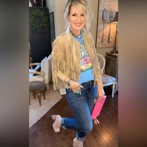 Daydreamer Light Blue Cotton Tom Petty Tee